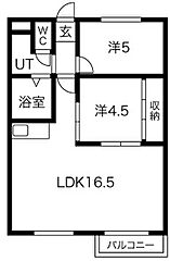 物件の間取り