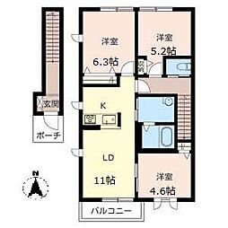 シャーメゾン花水木 2階