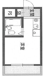 クリアキューブ姫路 ワンルームの間取図画像