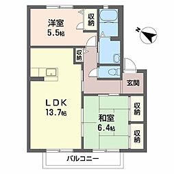 シャーメゾン米田 2階/B201