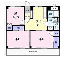 サンファミール西庄 2階/202
