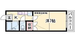 フェリーチェ青山 1Kの間取図画像