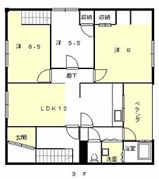 ザ・アマルフィビル 3LDKの間取図画像