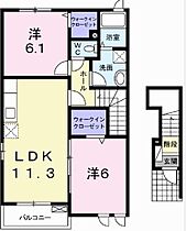 2階 / 2LDK / 57.63㎡