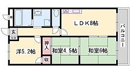 リゾティ英賀保 3LDKの間取図画像