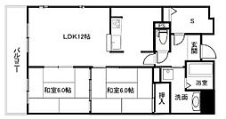 シティーガーデン広畑 3LDKの間取図画像