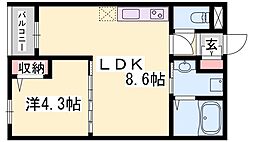 ALMO姫路駅前 2階/202