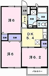 ソレイユ 西本パート1B 2階