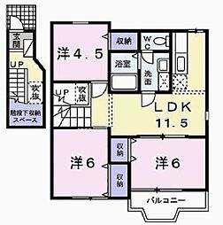 グリーン・エステート 3LDKの間取図画像