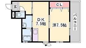 兵庫県姫路市安田４丁目（賃貸マンション1DK・3階・36.39㎡） その2