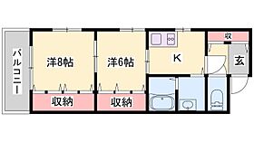 兵庫県姫路市土山４丁目（賃貸マンション2K・3階・41.30㎡） その2