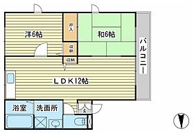 兵庫県相生市向陽台（賃貸アパート2LDK・2階・50.50㎡） その2