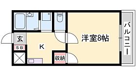 兵庫県姫路市書写（賃貸アパート1K・1階・25.00㎡） その2