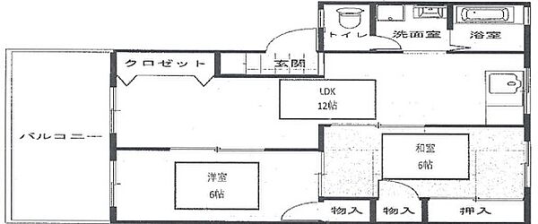 兵庫県姫路市大津区長松(賃貸アパート2LDK・1階・53.40㎡)の写真 その2