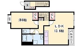 兵庫県加東市南山３丁目（賃貸アパート1LDK・2階・51.15㎡） その2