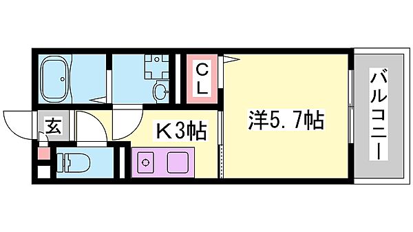 兵庫県西脇市和田町(賃貸アパート1K・1階・23.37㎡)の写真 その2