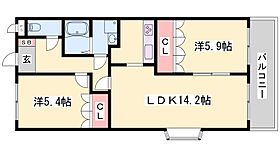 兵庫県高砂市曽根町（賃貸アパート2LDK・2階・58.32㎡） その2