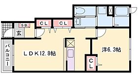 兵庫県加東市木梨（賃貸アパート1LDK・1階・46.49㎡） その2