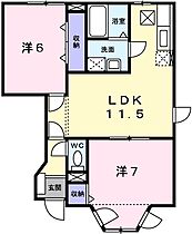 兵庫県赤穂市黒崎町（賃貸アパート2LDK・1階・53.51㎡） その2