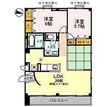 兵庫県三木市緑が丘町西５丁目（賃貸マンション2LDK・2階・75.00㎡） その2