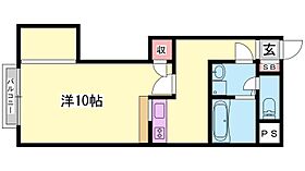 兵庫県姫路市白国１丁目（賃貸アパート1K・2階・32.30㎡） その2