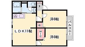 兵庫県三木市大村（賃貸アパート2LDK・2階・52.84㎡） その2