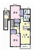 兵庫県加東市木梨（賃貸アパート2LDK・2階・58.48㎡） その2