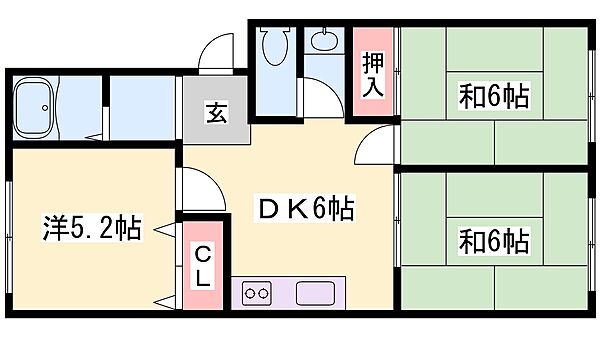 兵庫県加古川市別府町石町(賃貸アパート3DK・1階・50.00㎡)の写真 その1