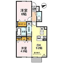 兵庫県三木市大村（賃貸アパート2LDK・1階・47.95㎡） その2