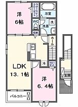 兵庫県姫路市網干区興浜（賃貸アパート1LDK・2階・59.58㎡） その2