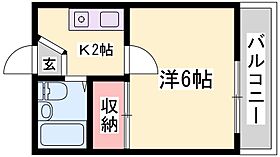 兵庫県姫路市同心町（賃貸アパート1K・1階・16.37㎡） その2