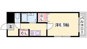 兵庫県姫路市坂田町（賃貸マンション1K・4階・23.25㎡） その2