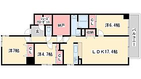 兵庫県姫路市飾磨区恵美酒（賃貸マンション3LDK・6階・90.06㎡） その2