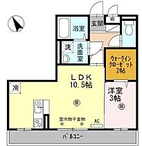 兵庫県姫路市東山（賃貸アパート1LDK・3階・37.06㎡） その2