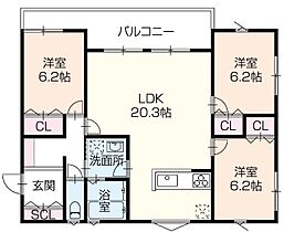 兵庫県姫路市阿保（賃貸アパート3LDK・2階・86.18㎡） その2