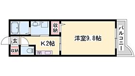 兵庫県姫路市広畑区東新町１丁目（賃貸マンション1K・1階・30.66㎡） その2