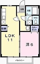 兵庫県姫路市網干区宮内（賃貸アパート1LDK・2階・40.00㎡） その2