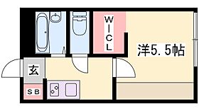 兵庫県姫路市御立東５丁目（賃貸アパート1K・2階・20.46㎡） その2