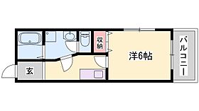 兵庫県姫路市田寺東４丁目（賃貸マンション1K・2階・21.87㎡） その2