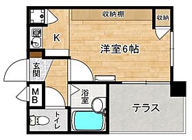 兵庫県姫路市飾磨区清水（賃貸マンション1DK・1階・28.03㎡） その2