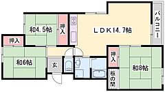 物件の間取り