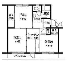 ビレッジハウス志染16号棟 3階