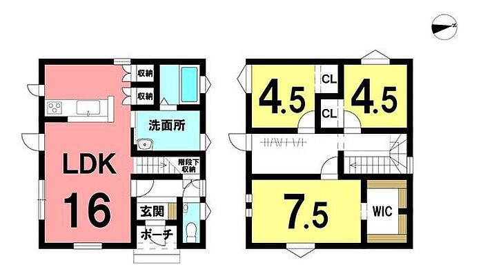 間取り 中古戸建　東白山台3丁目