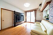 角部屋という好条件を活かした開放的な室内空間。※この画像はCG加工処理しています