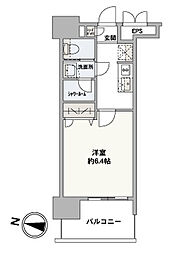 エンクレスト天神LIFE 1Kの間取図画像