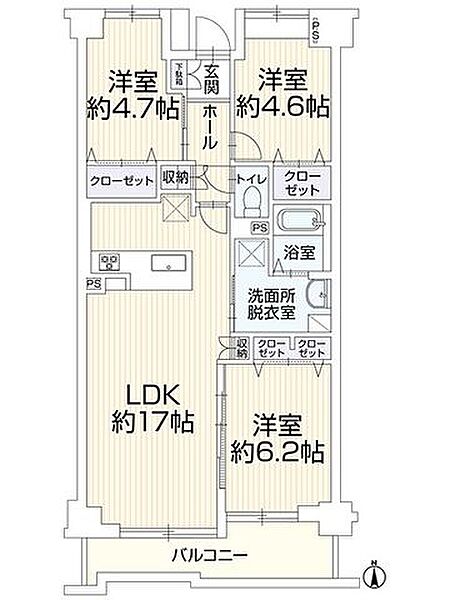 間取りを拡大表示