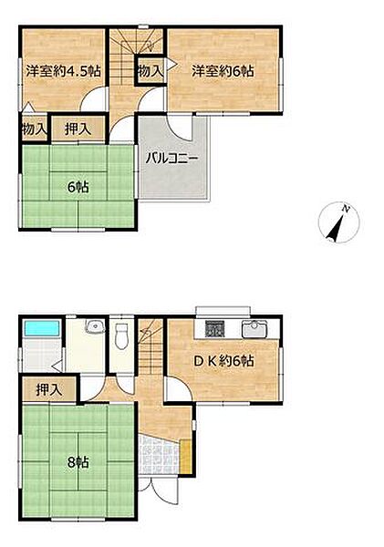 間取りを拡大表示