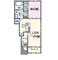 岡山県倉敷市広江1丁目（賃貸アパート1LDK・1階・50.01㎡） その2