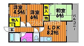 岡山県倉敷市玉島八島（賃貸アパート3LDK・2階・60.45㎡） その2