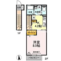 岡山県倉敷市東塚5丁目（賃貸アパート1K・2階・37.93㎡） その2